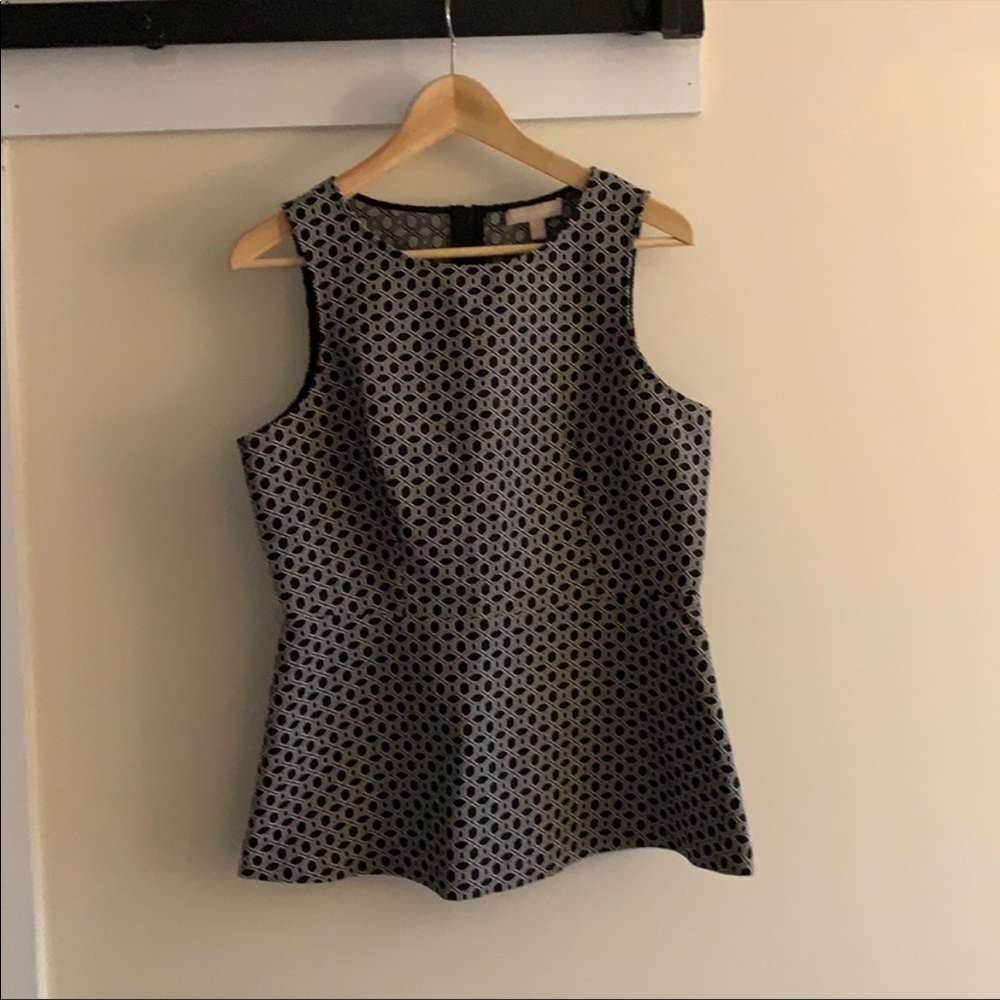 Banana Republic peplum top.